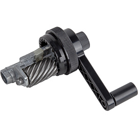 Точилка механическая для карандашей Deli черный корпус