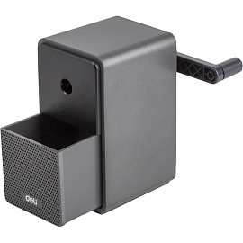 Точилка механическая для карандашей Deli черный корпус