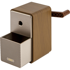 Точилка механическая для карандашей Deli коричневый корпус