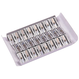 Точилка для карандашей Deli металлическая серебристая