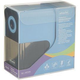 Точилка механическая для карандашей Attache Bright Colours голубой корпус