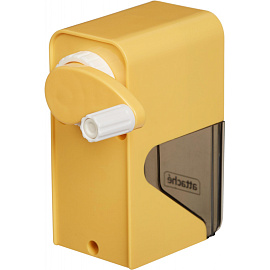 Точилка механическая для карандашей Attache Bright Colours желтый корпус