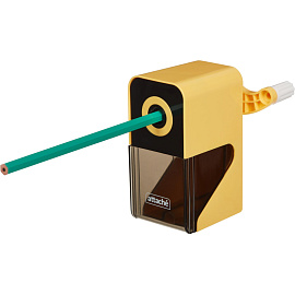 Точилка механическая для карандашей Attache Bright Colours желтый корпус