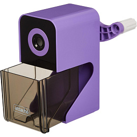 Точилка механическая для карандашей Attache Bright Colours фиолетовый корпус