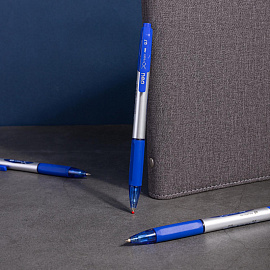 Ручка шариковая автоматическая Deli X-tream PRO синяя (толщина линии 0.4 мм)