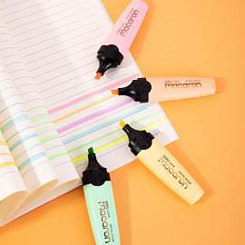 Текстовыделитель Deli Macaron розовый (толщина линии 1-5 мм) фото Текстовыделитель Deli Macaron розовый (толщина линии 1-5 мм)