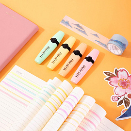 Текстовыделитель Deli Macaron розовый (толщина линии 1-5 мм) фото Текстовыделитель Deli Macaron розовый (толщина линии 1-5 мм)