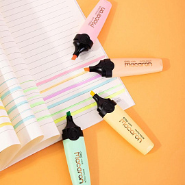 Текстовыделитель Deli Macaron зеленый (толщина линии 1-5 мм)