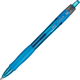 Ручка гелевая автоматическая Deli Arris синяя (толщина линии 0.35 мм)