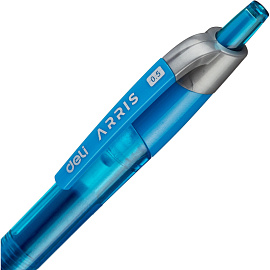 Ручка гелевая автоматическая Deli Arris синяя (толщина линии 0.35 мм)