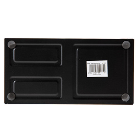 Подставка-органайзер для канцелярских принадлежностей Deli черная 20.5x10.3x10 см