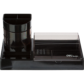 Набор канцелярский Deli E38254 пластиковый 16 предметов черный