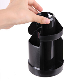 Набор канцелярский Deli E38250A пластиковый 15 предметов черный вращающийся фото Набор канцелярский Deli E38250A пластиковый 15 предметов черный вращающийся