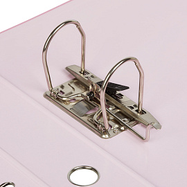 Папка-регистратор №1 School Kitty А4 75 мм розовая ламинированная бумага