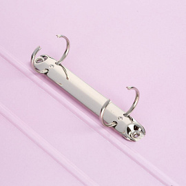 Папка на 2-х кольцах №1 School Kitty 35 мм розовая до 220 листов