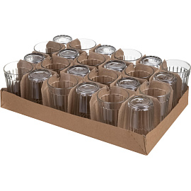 Стакан (хайбол) ОСЗ Граненый стеклянный высокий 250 мл (24 штуки в упаковке)