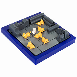 Настольная логическая игра IQ ТРЕНИНГ "Кошки-Мышки", 1TOY, Т25478