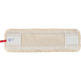 Насадка МОП для швабры-флаундера (плоской) Luscan хлопок 50x13 см бежевая