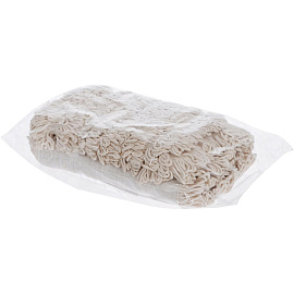 Насадка МОП для швабры-флаундера (плоской) Luscan хлопок 50x13 см бежевая