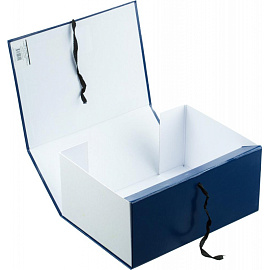 Короб архивный на 2-х завязках Attache А4 150 мм бумвинил до 1500 листов синий