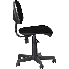 Кресло офисное Астек б/п черное (ткань, пластик)