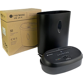 Шредер (уничтожитель документов) Гелеос УМ24-4 4-й уровень секретности объем корзины 24 л