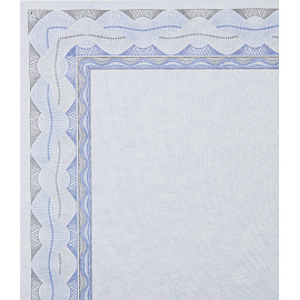 Сертификат-бумага А4 Attache синяя с узором 120 г/кв.м (50 листов в упаковке)