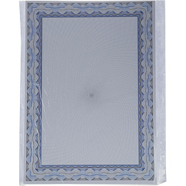 Сертификат-бумага А4 Attache синяя с узором 120 г/кв.м (50 листов в упаковке)