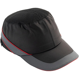 Каскетка защитная Delta Plus Air Coltan черная/красная (COLTAAINOLG)