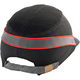 Каскетка защитная Delta Plus Air Coltan черная/красная (COLTAAINOLG)
