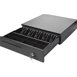 Денежный ящик PayTor HT-410P для касс ККМ Штрих 415х410х100 мм черный