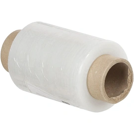 Стрейч-пленка для ручной упаковки первичное сырье вес 0.23 кг 20 мкм x 100 мм x 125 м