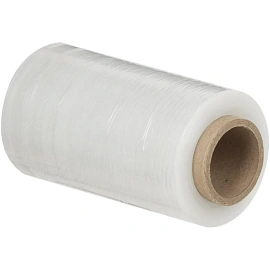 Стрейч-пленка для ручной упаковки первичное сырье вес 0.29 кг 20 мкм x 125 мм x 125 м