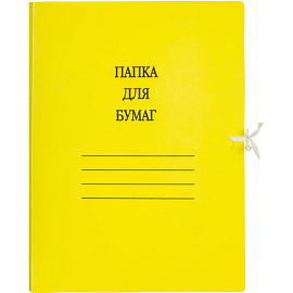 Папка с завязками Attache Дело А4 20 мм мелованный картон до 200 листов (плотность 300 г/кв.м, 20 штук в упаковке)