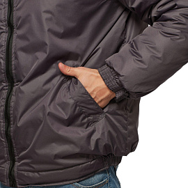 Куртка рабочая зимняя (куртка-бомбер) мужская с СОП серая из ткани дюспо (размер 104-108 (52-54), рост 170-176)