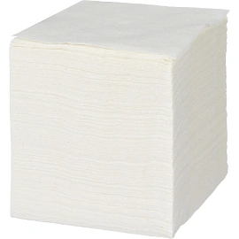 Салфетки бумажные Protissue 1-слойные 23х23 см белые (500 листов в пачке)