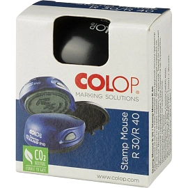 Оснастка для печати круглая Colop Stamp Mouse R40 40 мм черная