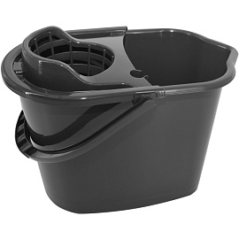 Ведро с отжимом York 10 л пластик (сливной носик) фото Ведро с отжимом York 10 л пластик (сливной носик)