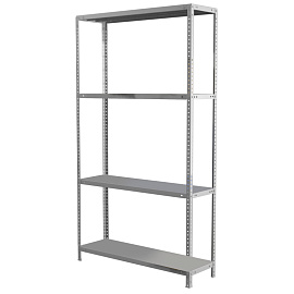 Стеллаж металлический Практик MS (4 полки, 1000x400x1850 мм)
