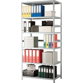 Стеллаж металлический Практик MS (6 полок, 1000x600x2000 мм)