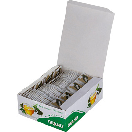 Чай зеленый Grand Освежающий 100 пакетиков (мята, мелисса)