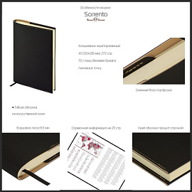 Ежедневник недатированный Bruno Visconti Sorrento искусственная кожа А5 136 листов красный