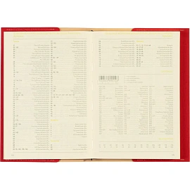 Ежедневник недатированный Bruno Visconti Sorrento искусственная кожа А5 136 листов красный