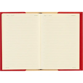 Ежедневник недатированный Bruno Visconti Sorrento искусственная кожа А5 136 листов красный