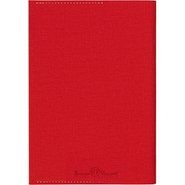 Ежедневник недатированный Bruno Visconti Sorrento искусственная кожа А5 136 листов красный