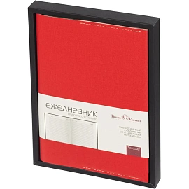 Ежедневник недатированный Bruno Visconti Sorrento искусственная кожа А5 136 листов красный