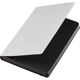 Ежедневник недатированный Bruno Visconti Megapolis Soft искусственная кожа А5 136 листов белый с фиксирующей резинкой (чёрный обрез)