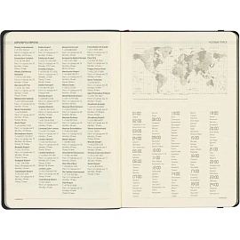 Ежедневник недатированный Bruno Visconti Megapolis Soft искусственная кожа А5 136 листов белый с фиксирующей резинкой (чёрный обрез)