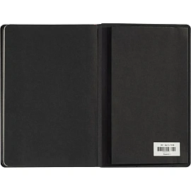 Ежедневник недатированный Bruno Visconti Megapolis Soft искусственная кожа А5 136 листов белый с фиксирующей резинкой (чёрный обрез)