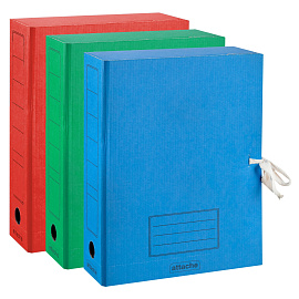 Короб архивный на 2-х завязках Attache А4 75 мм гофрокартон до 750 листов